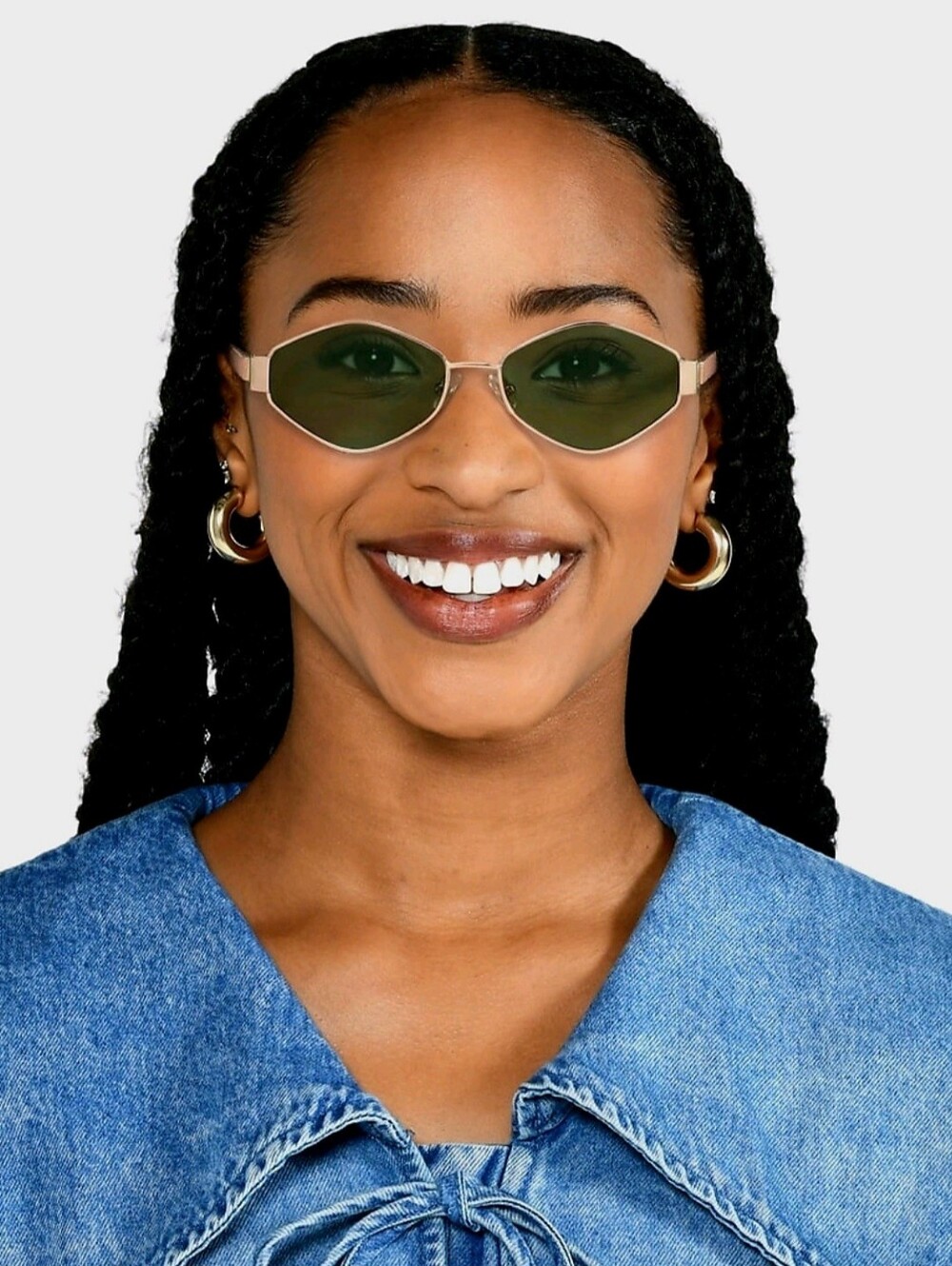 Foster Grant Geometric Sunglasses
